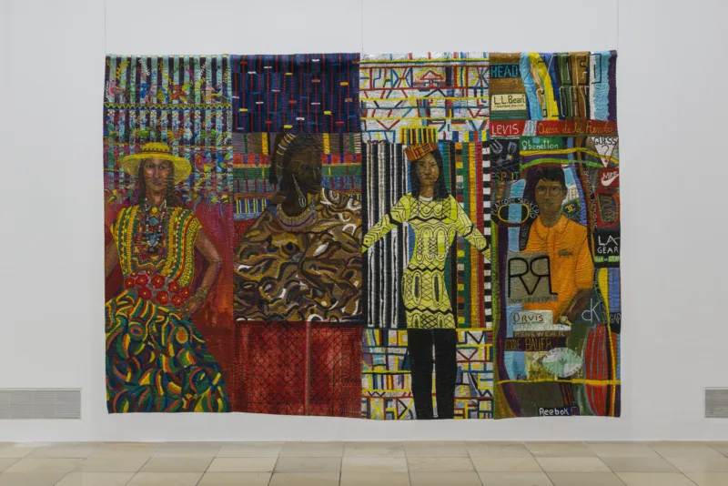 Pacita Abad, Cross Cultural Dressing, 1993, Installation view, Haus der Kunst, 2021, Photo: Maximilian Geuter