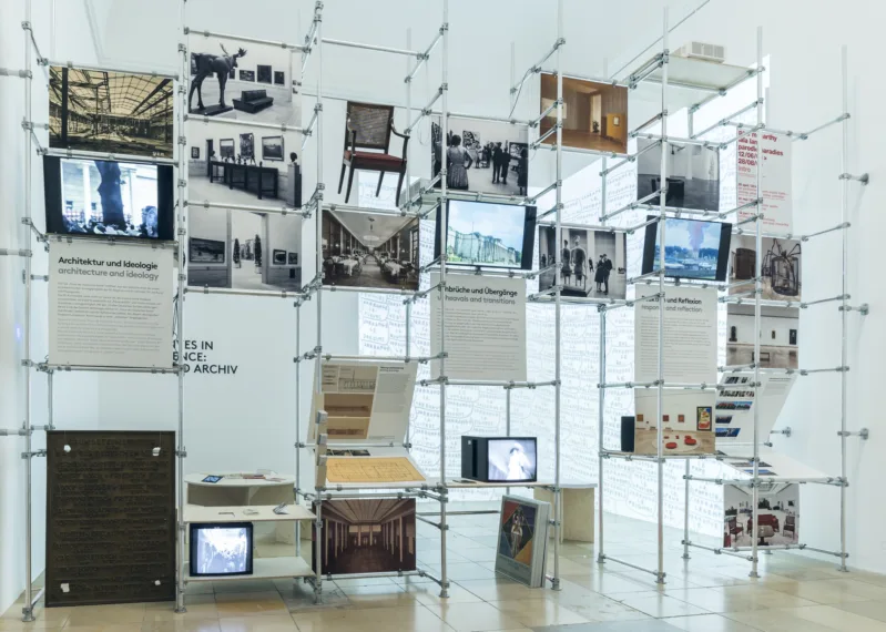 Archiv Galerie 2020/21: Archives in Residence – euward Archiv, Installation view Haus der Kunst, 2020, Photo: Maximilian Geuter