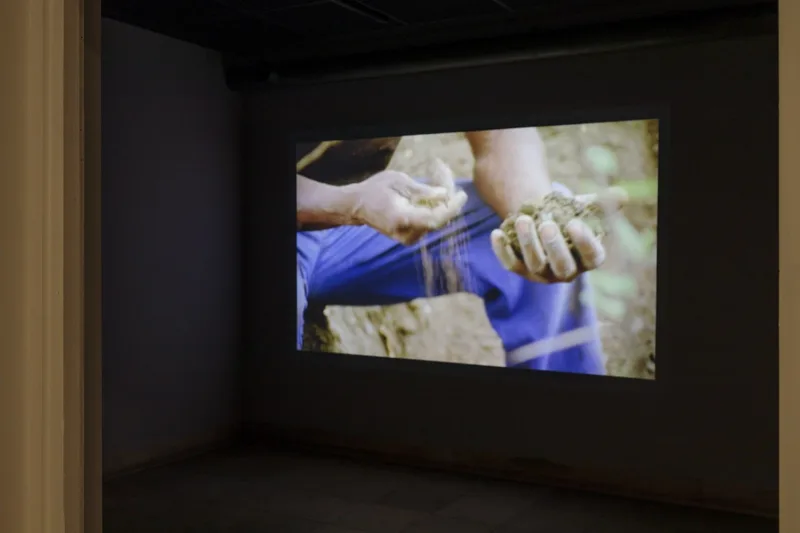 Cyrill Lachauer. I am not sea, I am not land, Installation view, Sammlung Goetz in Haus der Kunst, 2020, Courtesy Sammlung Goetz, Munich, Photo: Thomas Dashuber