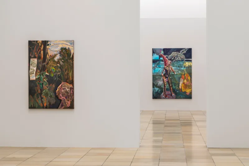 Michael Armitage. Paradise Edict © Michael Armitage, Installation view Haus der Kunst, 2020, Photo: Markus Tretter