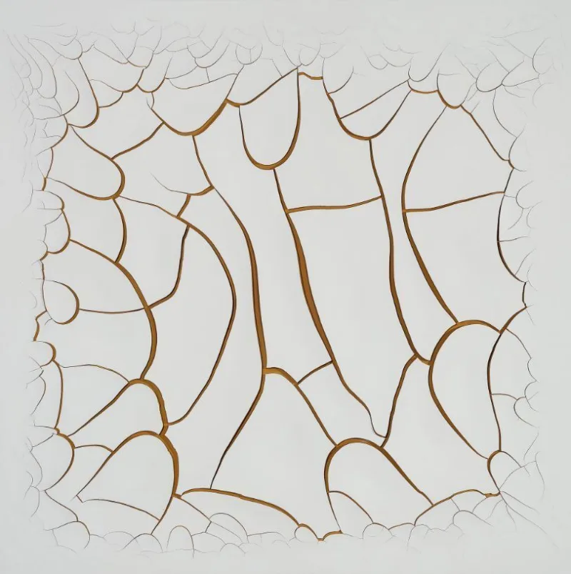 Adriana Varejão, White Mimbres V, 2016 © Adriana Varejão, Courtesy the artist and Victoria Miro, London/Venice