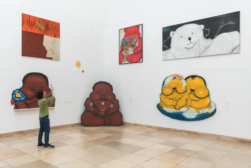 Jörg Immendorff: For All Beloved in the World, Installation view, Haus der Kunst 2018, Photo: Maximilian Geuter