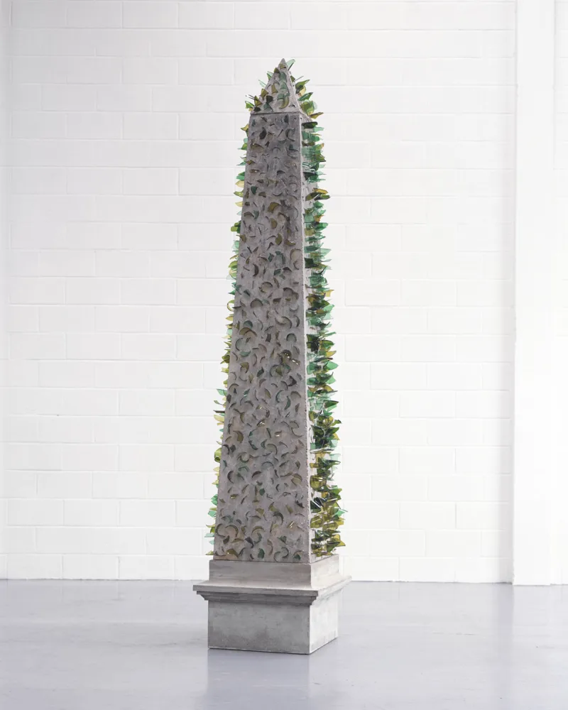 Kendell Geers Obelisk, 2008 Concrete and glass Courtesy the Artist; Galleria Continua, San Gimignano / Beijing / Le Moulin; Goodman Gallery, Johannesburg; Stephen Friedman Gallery, London