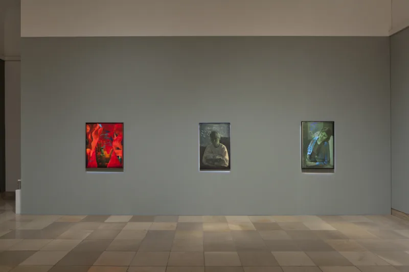 Victor Man: installation view Haus der Kunst, 2014, photo: Wilfried Petzi