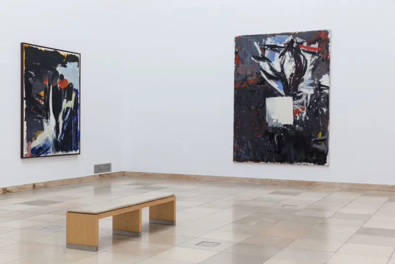 Georg Baselitz, installation view Haus der Kunst, 2014, photo: Max Geuter