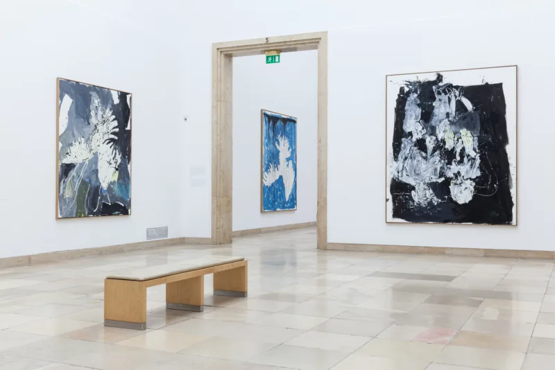 Georg Baselitz, installation view Haus der Kunst, 2014, photo: Max Geuter