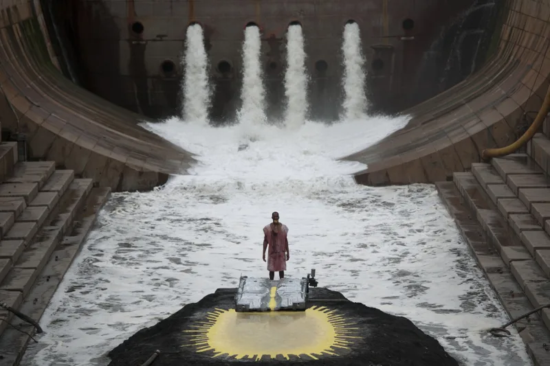 Matthew Barney and Jonathan Bepler: River of Fundament, 2014, Production Still, Photo: Kelly Thomas © Matthew Barney. Courtesy Gladstone Gallery, New York and Brussels