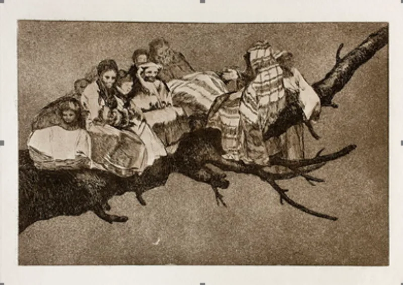 Francisco Goya, Disparate ridiculo (Ridiculous Folly), created around 1820