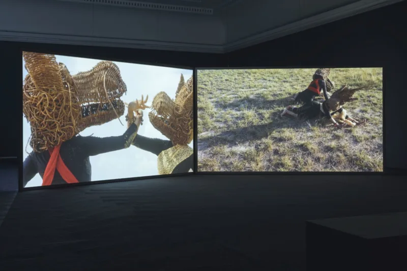 Khvay Samnang, Popil, two-channel video, detail, 2018. Capsule 10, Haus der Kunst