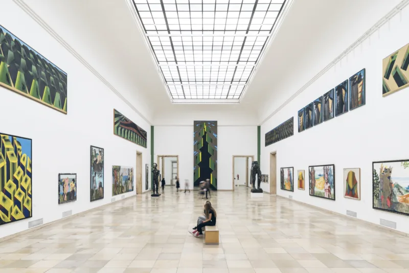 Markus Lüpertz. Über die Kunst zum Bild, Ausstellungsansicht, Haus der Kunst 2019, © VG Bild-Kunst, Bonn 2019, Foto: Maximilian Geuter