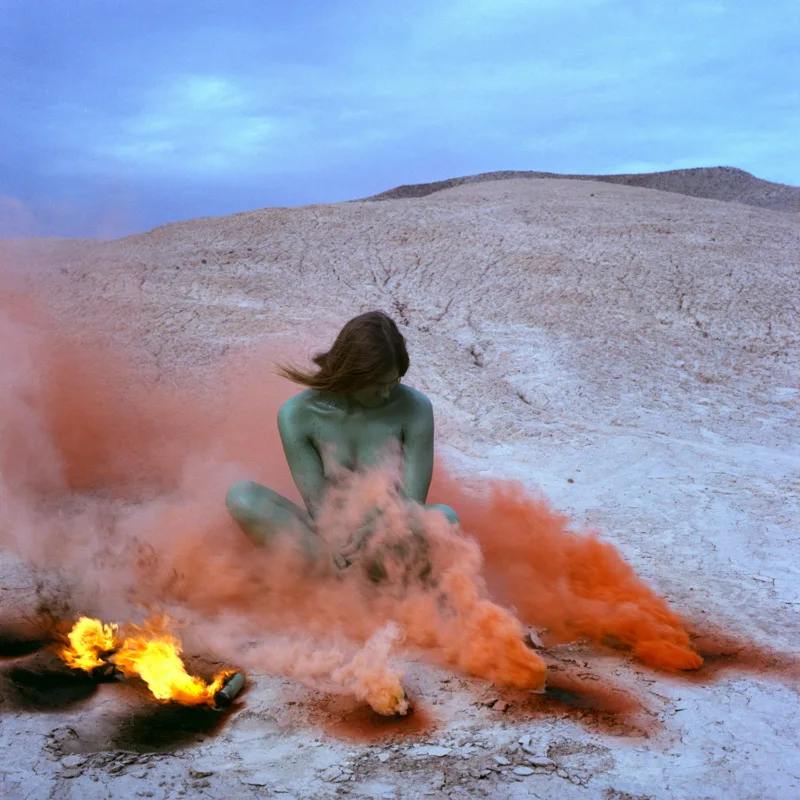 Judy Chicago Immolation IV aus the Women and Smoke Series © Judy Chicago, 1972 courtesy of Through the Flower housed at the Penn State University Archives