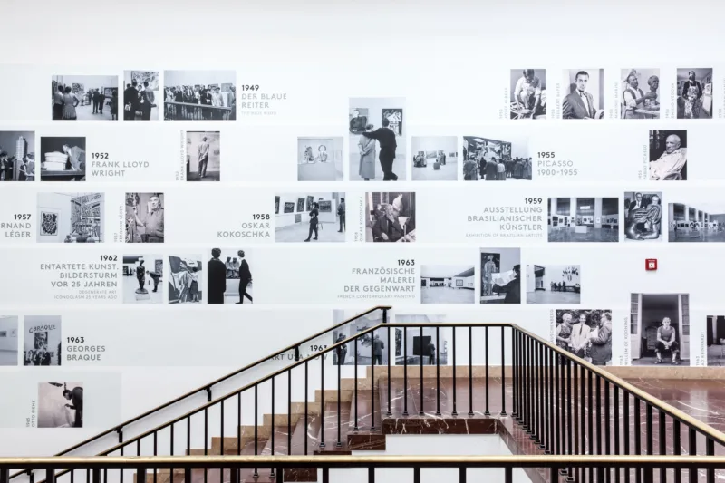 Archiv Galerie 2016/17 Haus der Kunst – Die Nachkriegsinstitution, 1945-1965, Installationsansicht. Foto: Maximilian Geuter