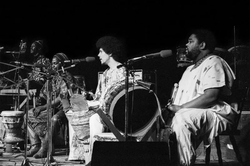 Africa Djolé, Workshop Freie Musik 1984  © Dagmar Gebers/FMP-Publishing. Foto: Dagmar Gebers