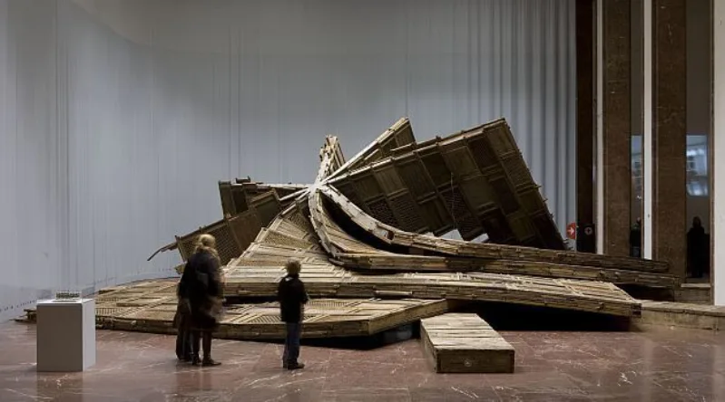 Ai Weiwei, Template, 2007, Installationsansicht, Haus der Kunst 2009, Foto Wilfried Petzi