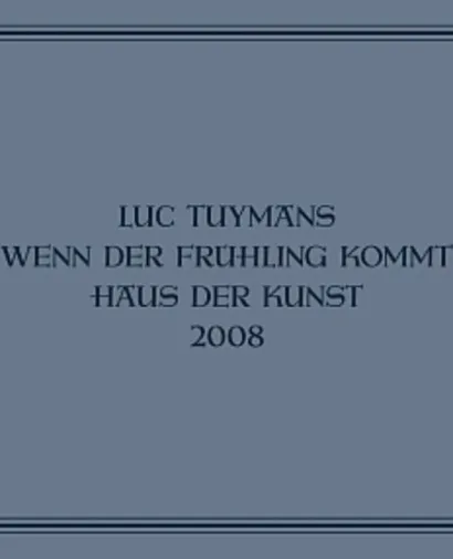 Tuymans cover 2 270 01